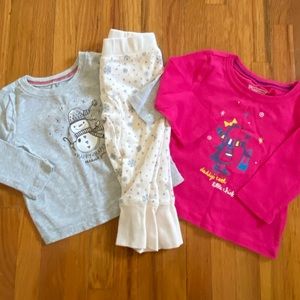 OshKosh lot of 3 winter outfits.  Girls sz 6 month